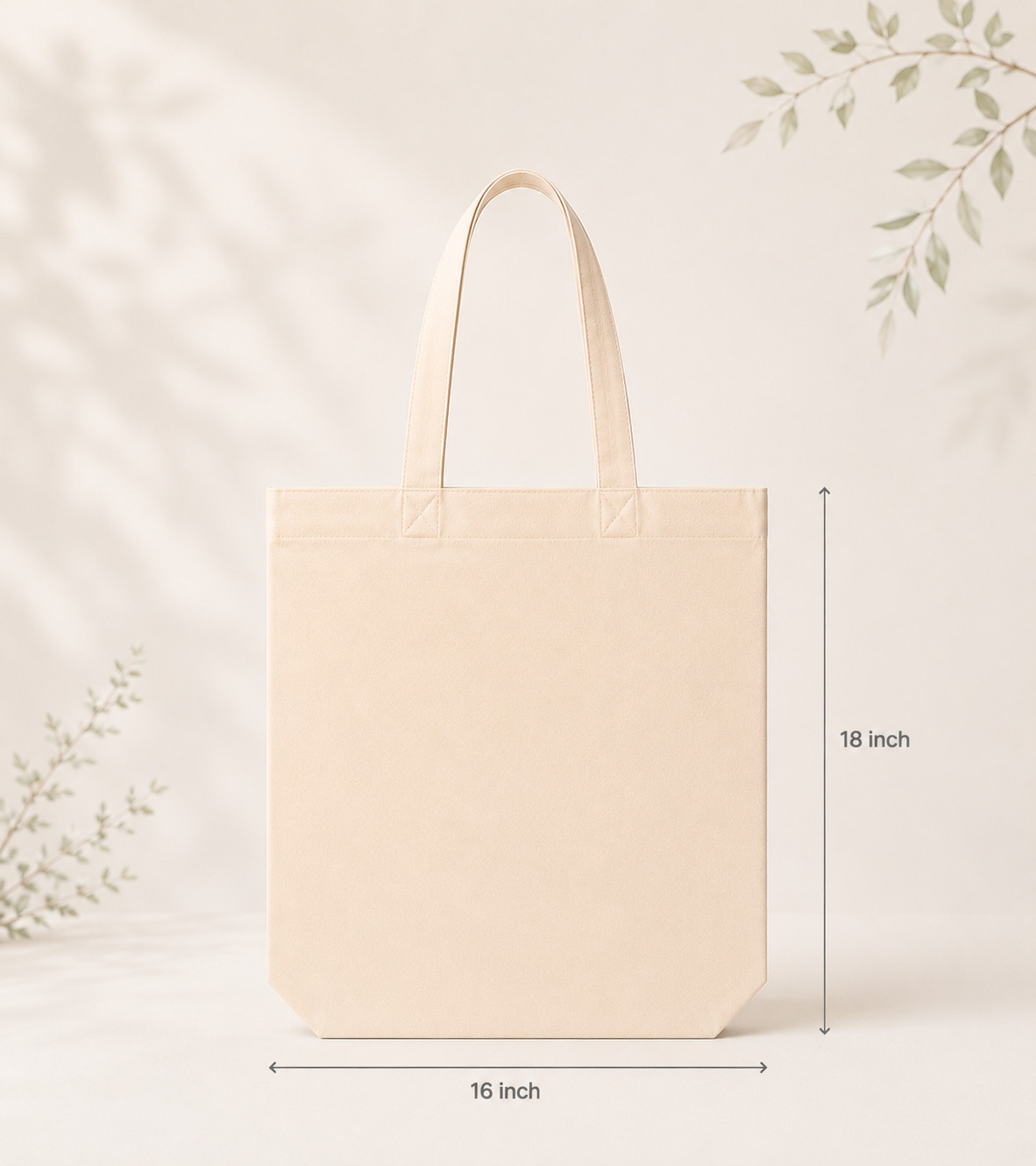 Cotton Canvas bag 16x18