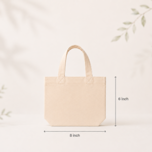 cotton canvas bag 8x6