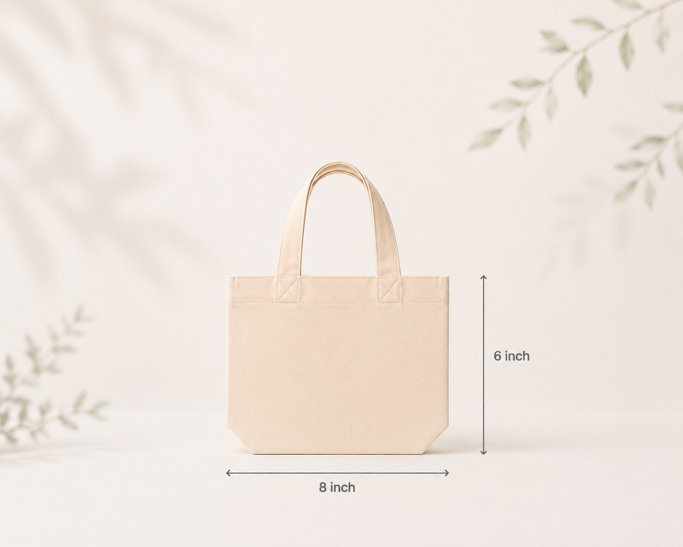 cotton canvas bag 8x6
