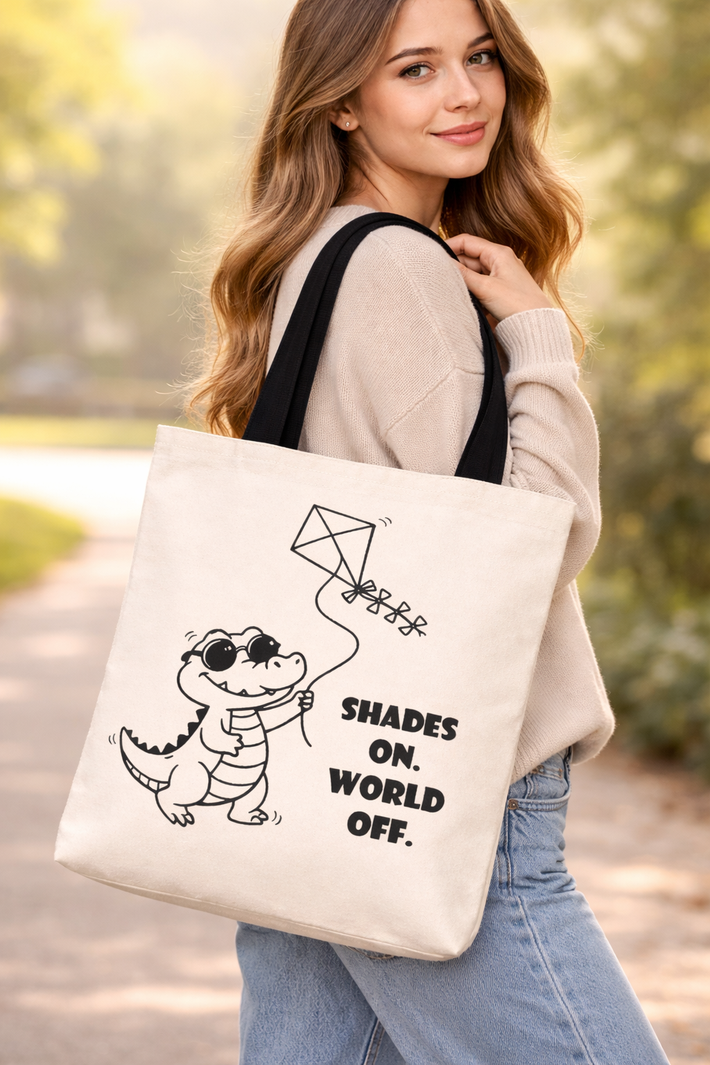 crocodile tote bag - Image 5